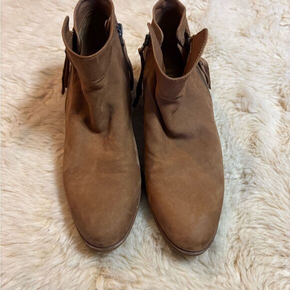 Sam Edelman Packer Brown Suede Ankle Boots size 10 - Picture 2 of 7